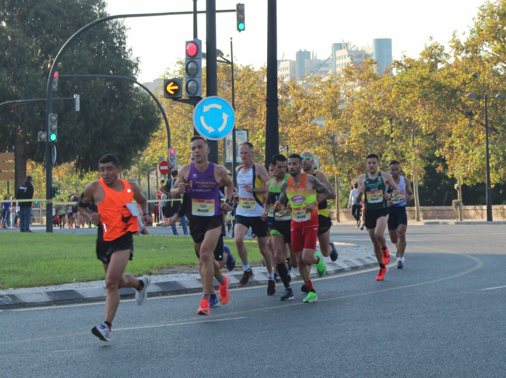 El Medio Maratón Valencia, km 8 - Foto @josesuay