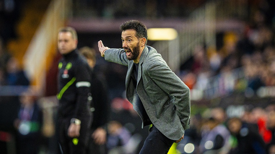 Corberan, entrenador del Valencia CF.